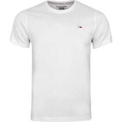 Tommy Hilfiger Herren T-Shirt (100% Bio-Baumwolle, Crew-Neck, Logo-Flag) für 18€ (-36%)