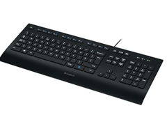Logitech K280e Pro Business Tastatur (USB, Handballenauflage, leise)