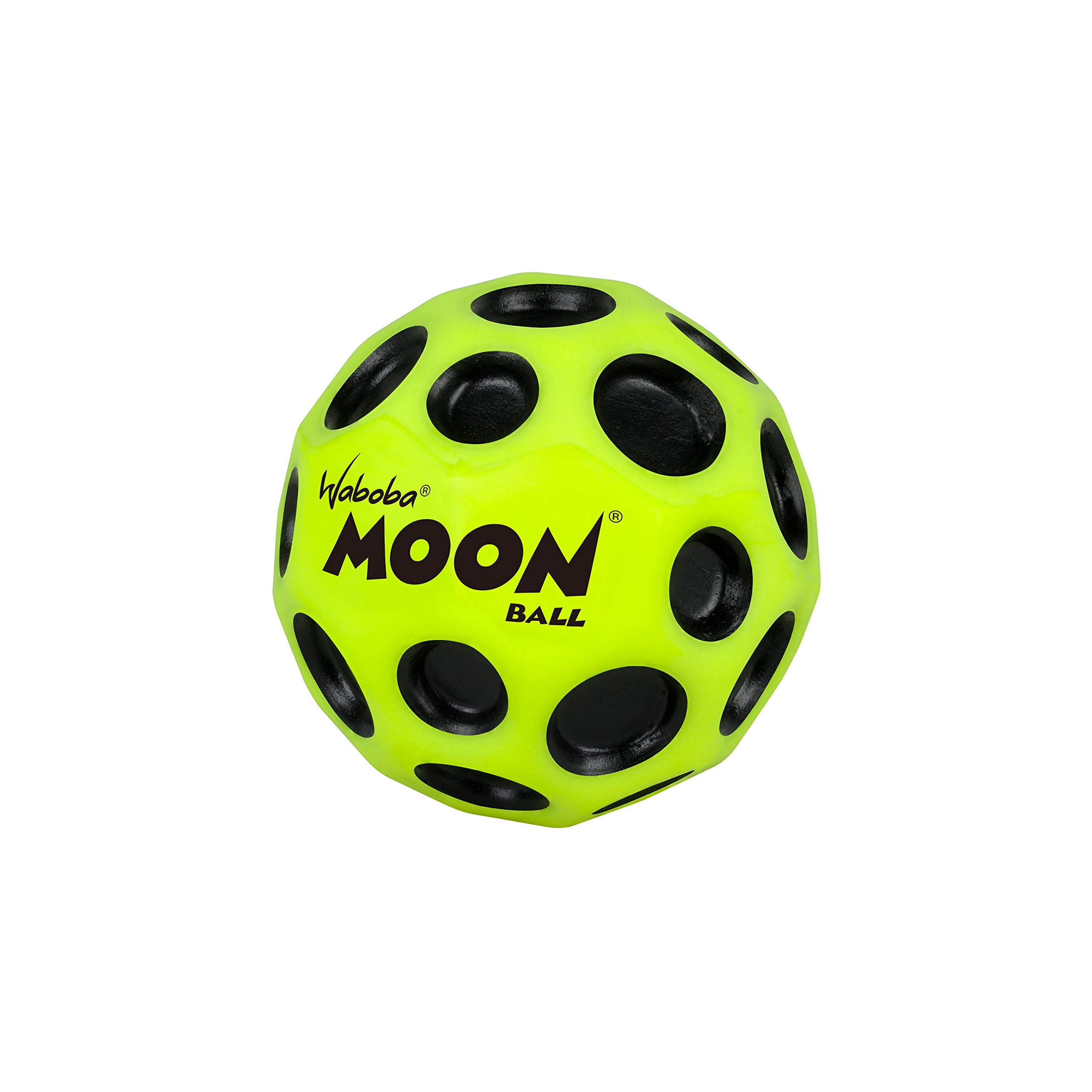 Waboba Moon Ball – am Höchsten Springender Gummiball – Patentiertes Original – Ballkrater Erzeugen beim Aufprall knallendes Geräusch für 4€ (-36%)
