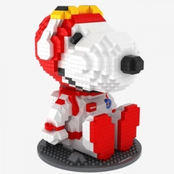 BlueBrixx Pro Astronaut Snoopy sitzend (1004 Diamond Blocks)