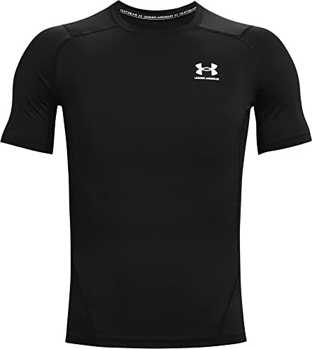 Under Armour HeatGear Armour Funktionsshirt kurzarm schwarz/weiß (Herren) für 13€ (-21%)