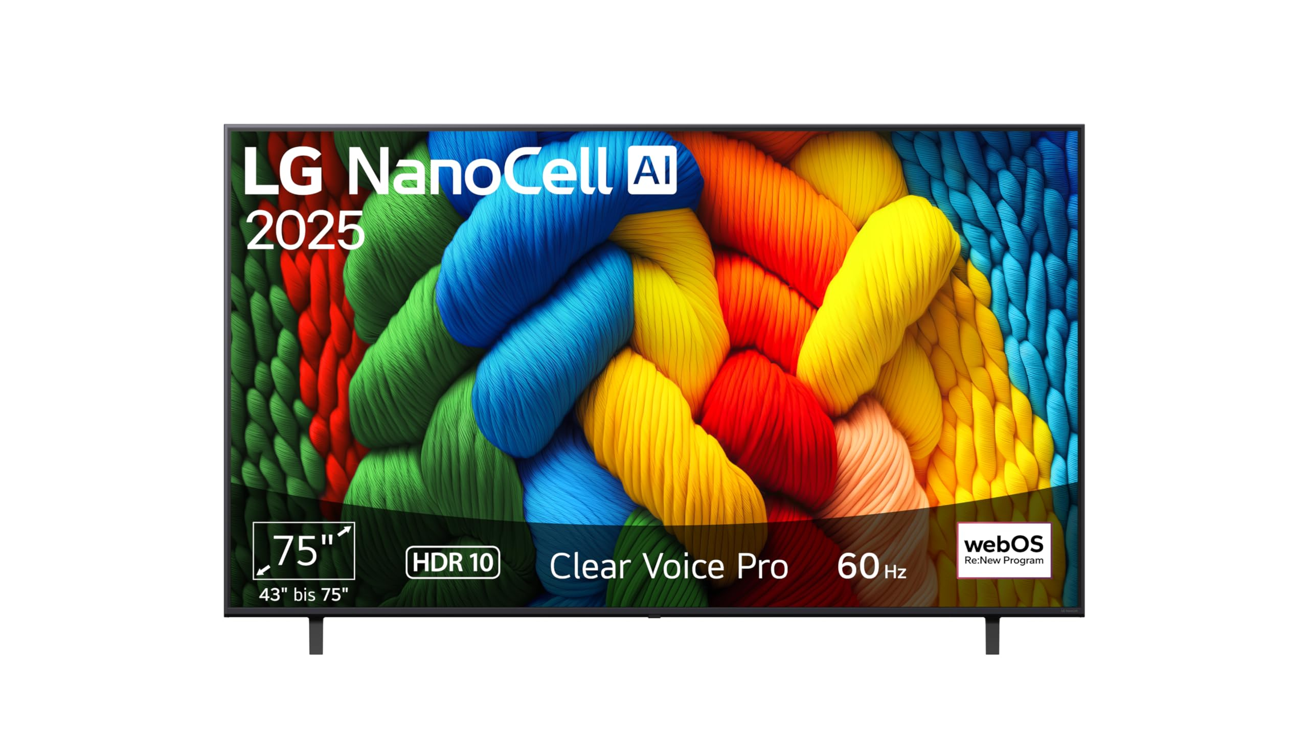 LG NanoCell AI 75NANO80A6B zum Tiefstpreis bei Amazon – die WM kann kommen! für 699€ (-21%)