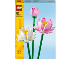 LEGO Botanicals Lotusblumen (40647) für 10€ (-22%)