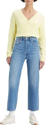 Levi’s Ribcage Straight Ankle Jeans dance around (Damen) für 46€ (-10%)