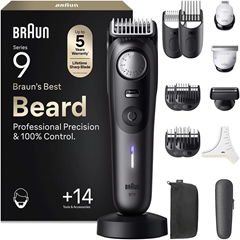 Braun Barttrimmer Series 9 BT9565 (14 Tools, 180 Min. Akku) für 114€ (-19%)