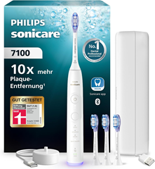 [Super] Philips Sonicare 7100 Schallzahnbürste (4 Köpfe, App, Reiseetui) für 100€ (-30%)