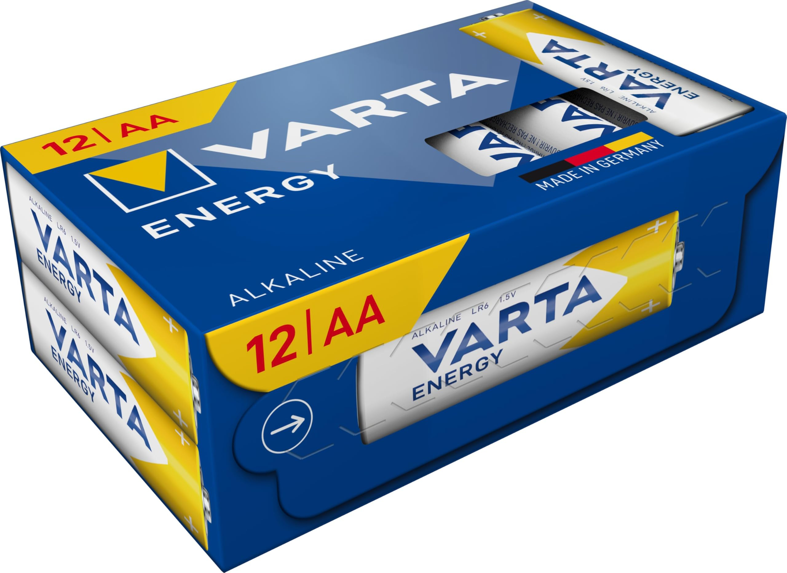 [ Spar-Abo] VARTA Batterien AA, 12 Stück Cube, Energy LR6 mit 1,5 V für 3€ (-35%)
