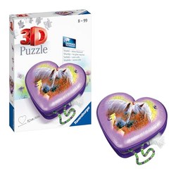 Ravensburger 3D Puzzle Herzschatulle Pferde (54 Teile)