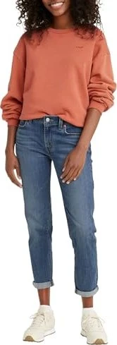 Levi’s Mid Rise Boyfriend Jeans lapis gem (Damen) für 32€ (-6%)