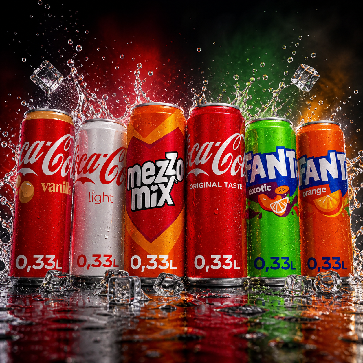 (Sammeldeal) Sprite, Mezzo Mix, Fanta oder Exotic und Coca-Cola Vanilla, Light Taste oder Classic (24 x 330 ml) ( Spar-Abo) zzgl. Pfand für 12€ (-49%)