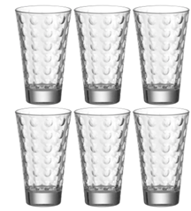 6er-Set LEONARDO HOME Trinkglas Optic für 9€ (-40%)