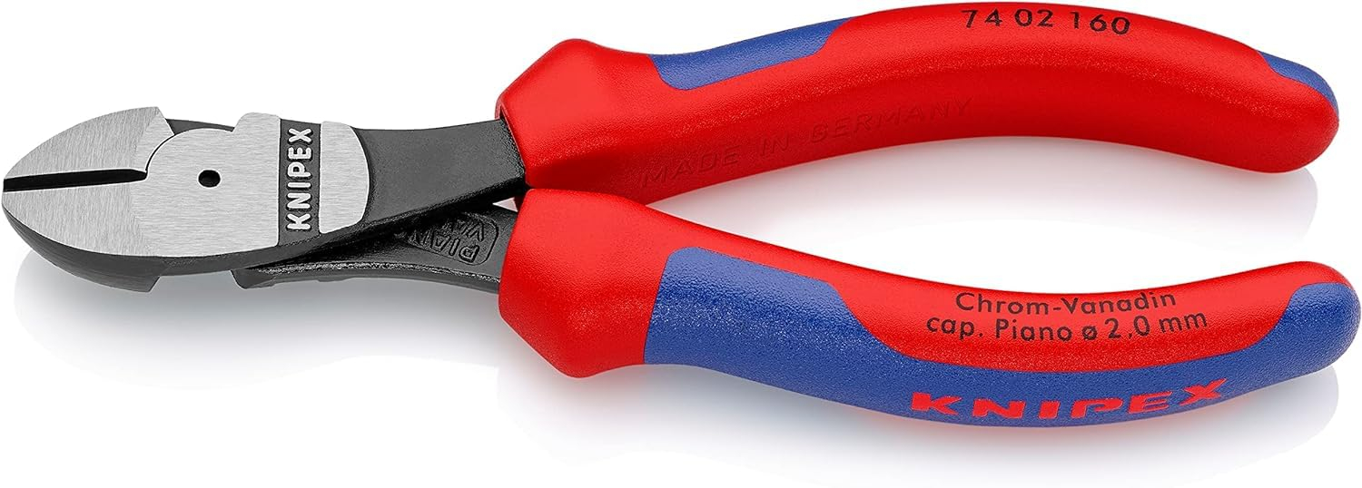 KNIPEX Kraft-Seitenschneider mit Mehrkomponenten-Hüllen 160 mm, 74 02 160 – erforderlich – Inflationsbereinigt Bestpreis für 18€ (-22%)
