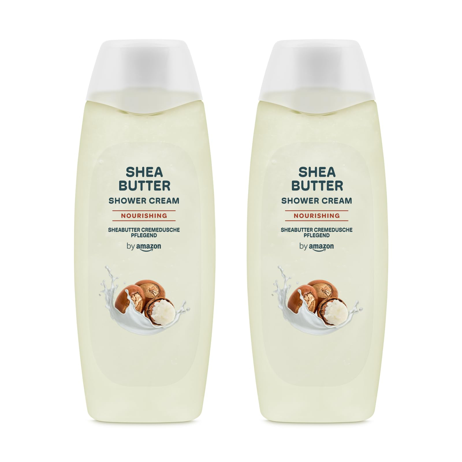 2x 500ml by Amazon Duschcreme „Sheabutter“, „Aloe Vera“, „Milch & Honig“ oder „Mandel & Orange“ für 2€ (-36%)