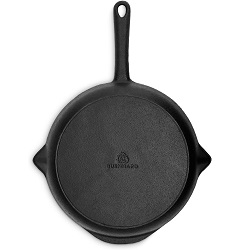 BURNHARD Gusseisen Pfanne (Ø 30 cm, Induktion & Grill) für 37€ (-20%)