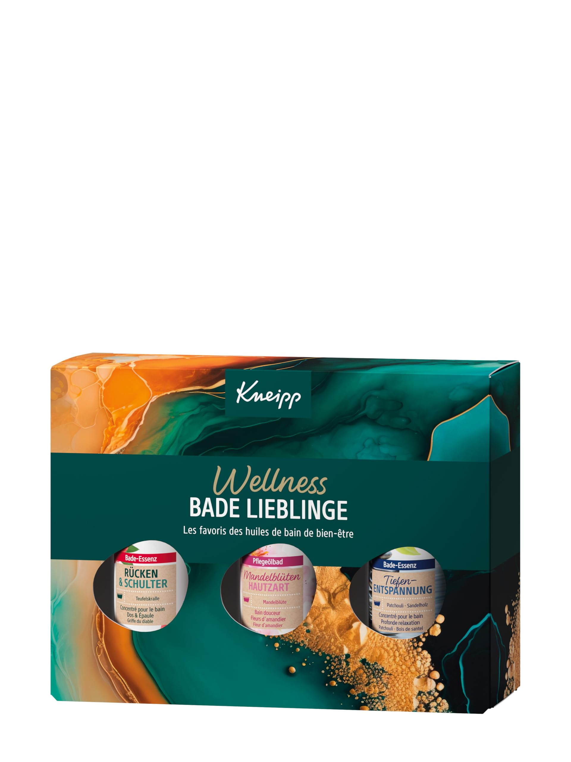 (Geschenkidee) Kneipp Geschenkset Wellness Bade Lieblinge mit 3 x 20ml beliebten Badeölen im Spar-Abo für 2€ (-49%)