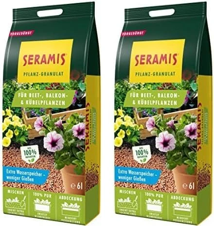 Seramis Pflanz-Granulat für Beet-, Balkon- & Kübelpflanzen, 6l für 8€ (-16%)