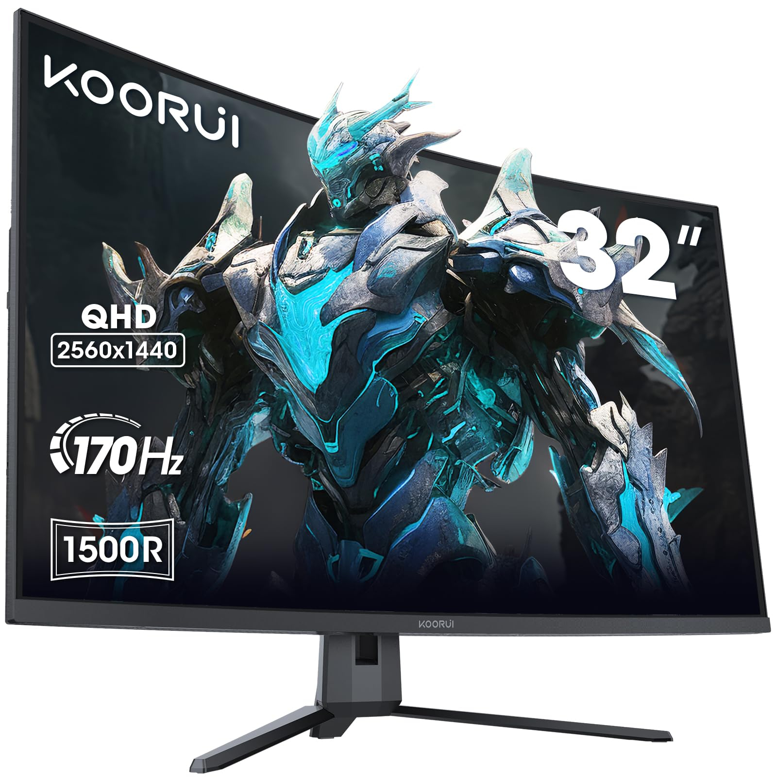 KOORUI Curved Gaming Monitor 32 Zoll – QHD und 170 Hz für 171€ (-14%)