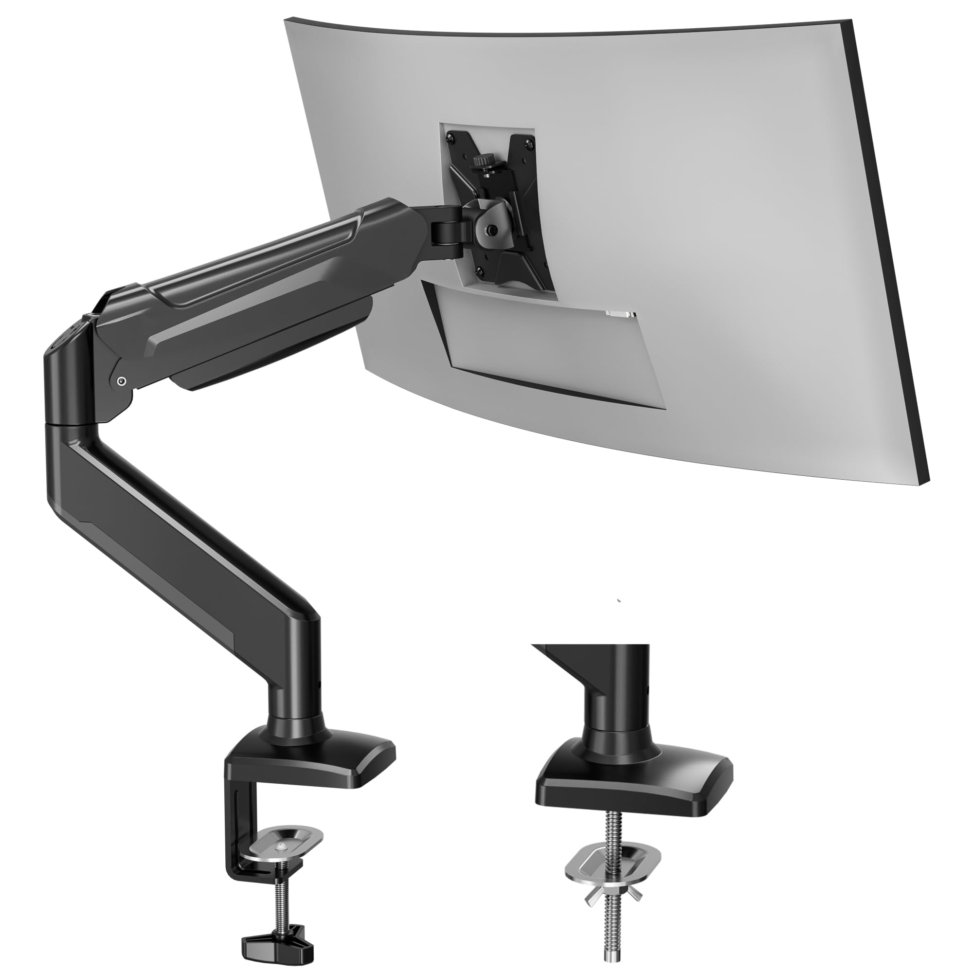 BONTEC Monitor Halterung für 13-32 Zoll Monitore 3-9 kg, VESA 75/100mm, Gasdruckfeder Arm, ergonomisch, schwenk- u. neigbar für 17€ (-45%)