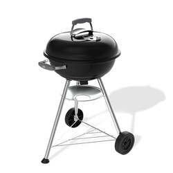 Weber Compact Kettle Holzkohlegrill 47 cm (1548 cm², Thermometer)