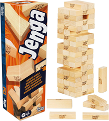Original Hasbro Jenga Spiel (Hartholz, 54 Klötze) für 12€ (-37%)