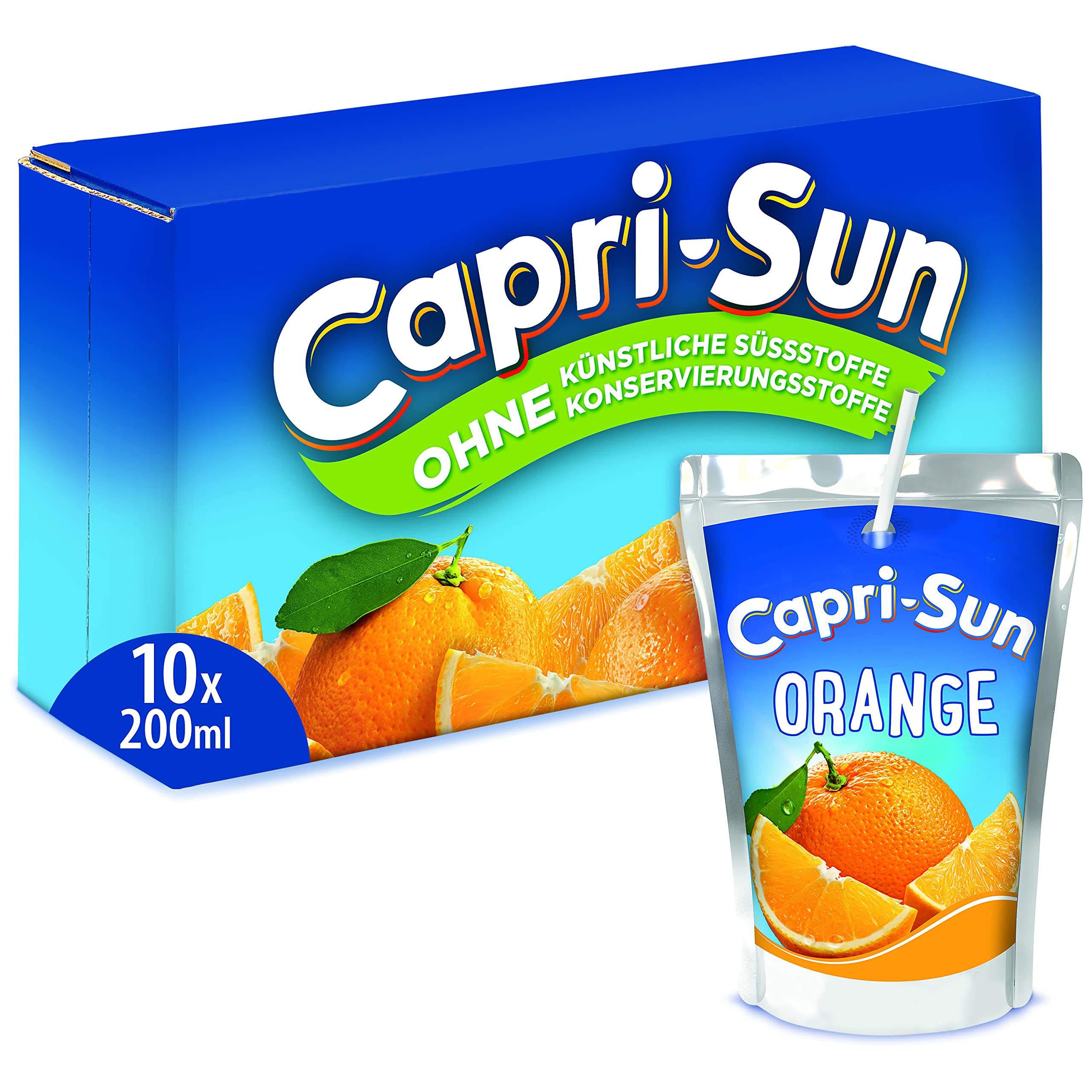 Capri-Sonne, Capri-Sun Orange, 10 x 200ml – knapp 30ct pro Stück! für 3€ (-30%)