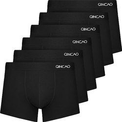 6er-Pack QINCAO Herren-Boxershorts (95% Baumwolle)