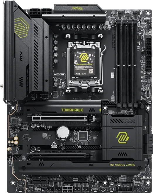 MSI MAG B850 Tomahawk WIFI (AMD AM5) für 189€ (-5%)