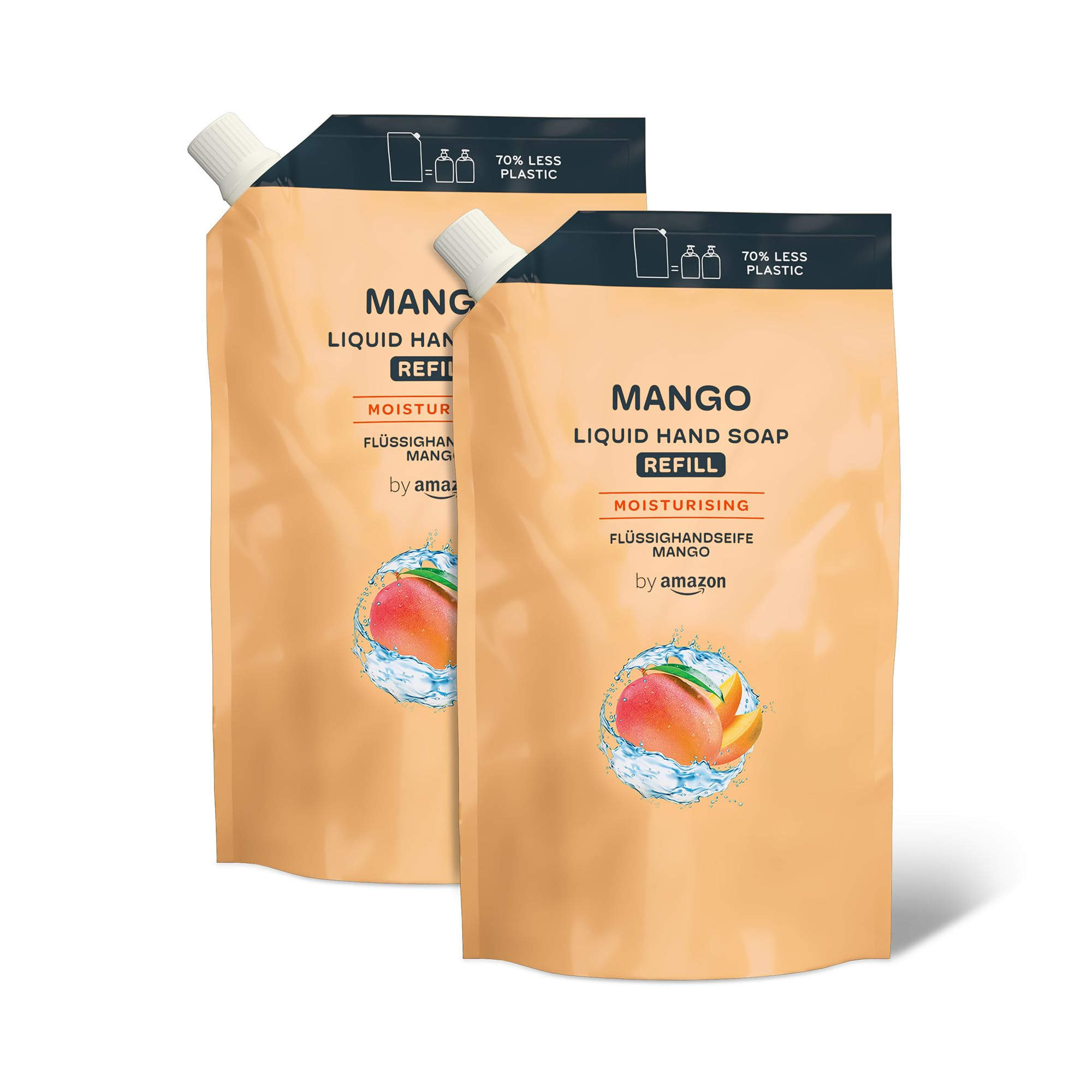 [ Spar Abo] Mango/ Marine/ Olive/ Handseife Nachfüllpack, 2 x 1000ml/ versch. Varianten/ by Amazon für 2€ (-51%)