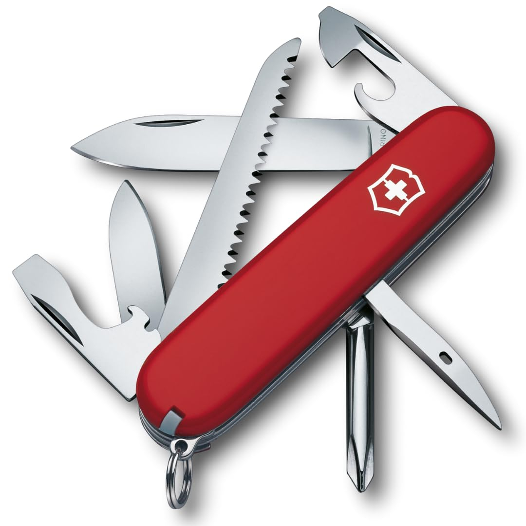 Victorinox Taschenmesser Hiker, rot (in schwarz 20,99), gute Ausstattung für 23€ (-20%)