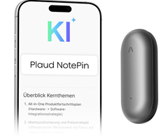 Plaud NotePin KI-Sprachrekorder