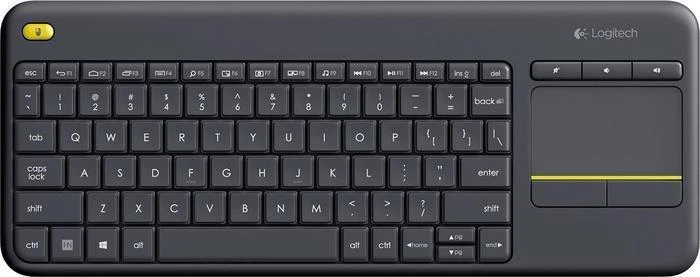 Logitech K400 Plus Wireless Touch Keyboard, schwarz, USB, DE für 28€ (-6%)