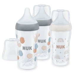 NUK Perfect Match Babyflaschenset (3 Stück, 260 ml) für 15€ (-30%)