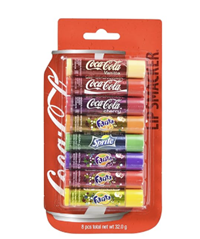 Lip Smacker Coca-Cola Party Pack (8 Lippenbalsame) für 8€ (-27%)