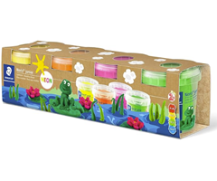 STAEDTLER Noris junior Neon-Spielknete (4x 130g, extra weich) für 5€ (-36%)