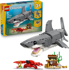 LEGO Creator 3-in-1 Wilder Hai Set 31381