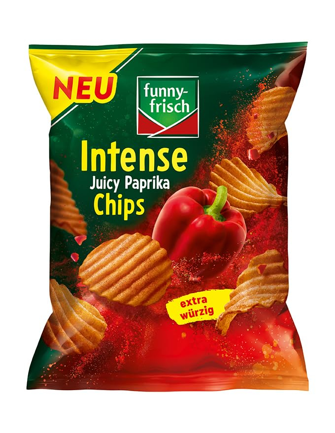 Funny Frisch Intense Chips Juicy Paprika, 110g für 1€ (-44%)