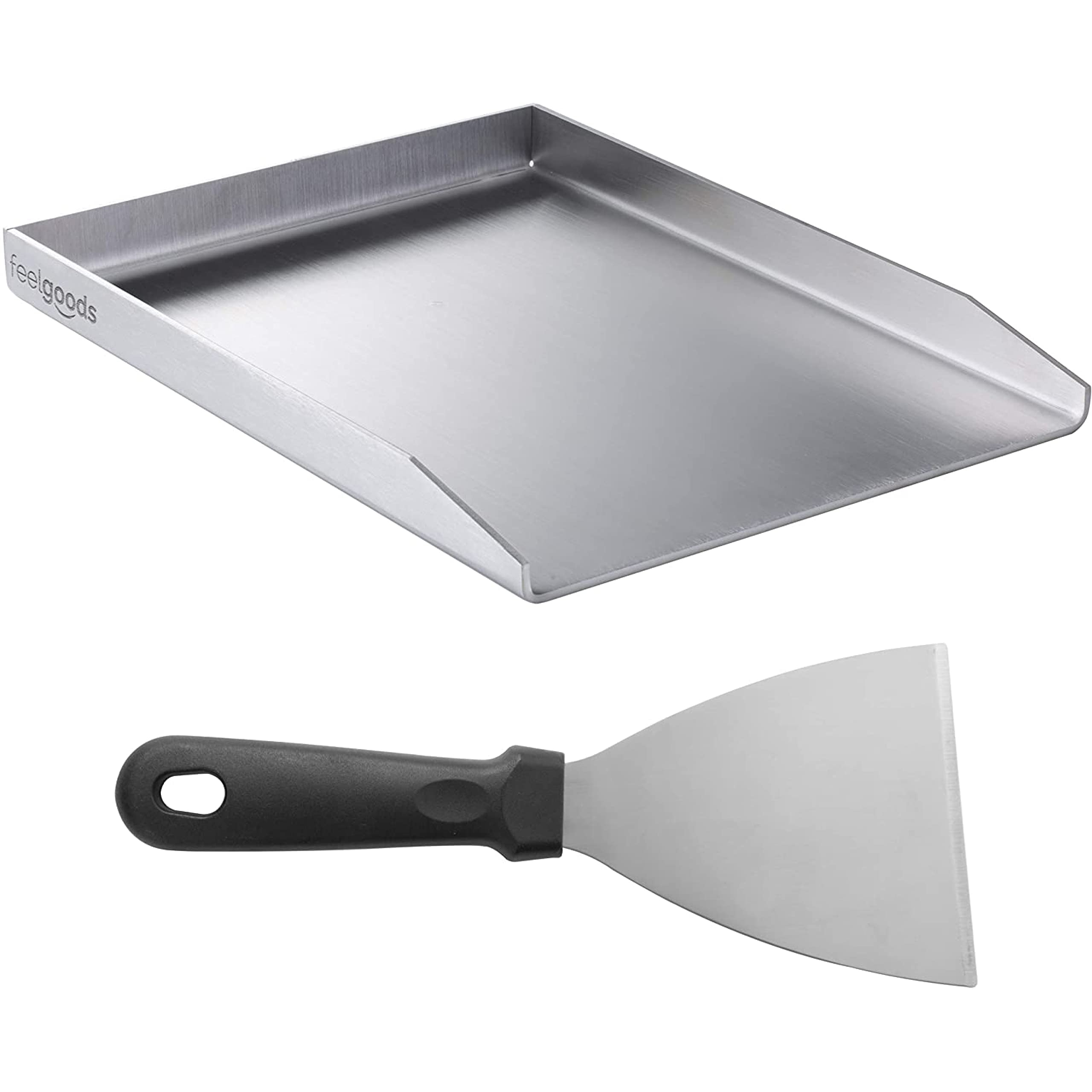 Preisfehler! Edelstahl Grillplatte – 30×40 cm Universal Plancha für Kohle- und Gasgrills – Grillplatte für Gleichmäßige Hitzeverteilung für 10€ (-83%)