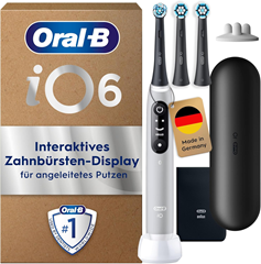 Oral-B iO Series 6 Plus Sensitive Edition (inkl. 3 Bürsten & Etui) für 105€ (-23%)
