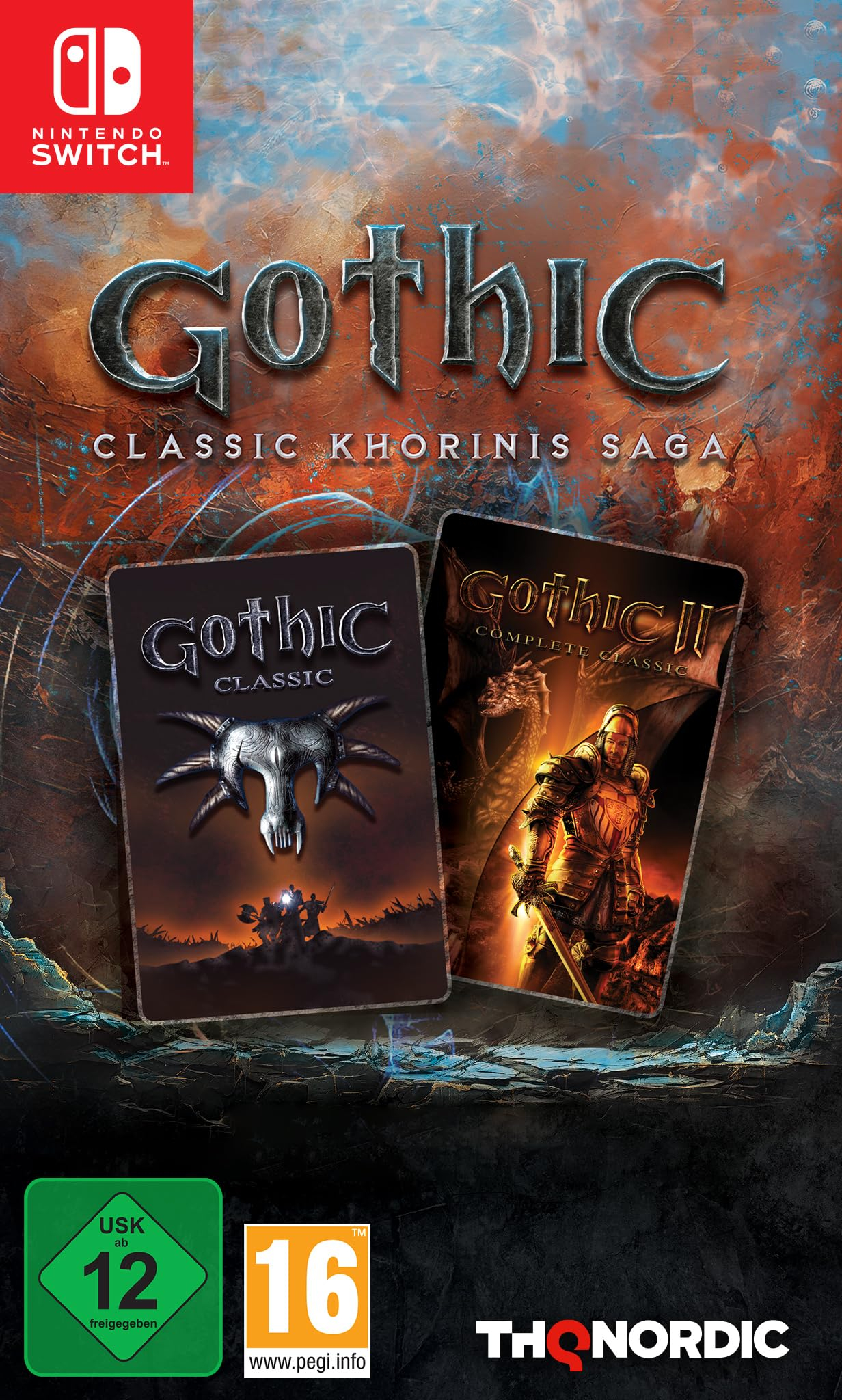 Gothic Classic Khorinis Saga ~ 19,99€ | Gothic 1 & 2 + Add-On (Die Nacht des Raben) | Modul | Nintendo Switch | Amazon / Müller Abhol für 20€ (-30%)