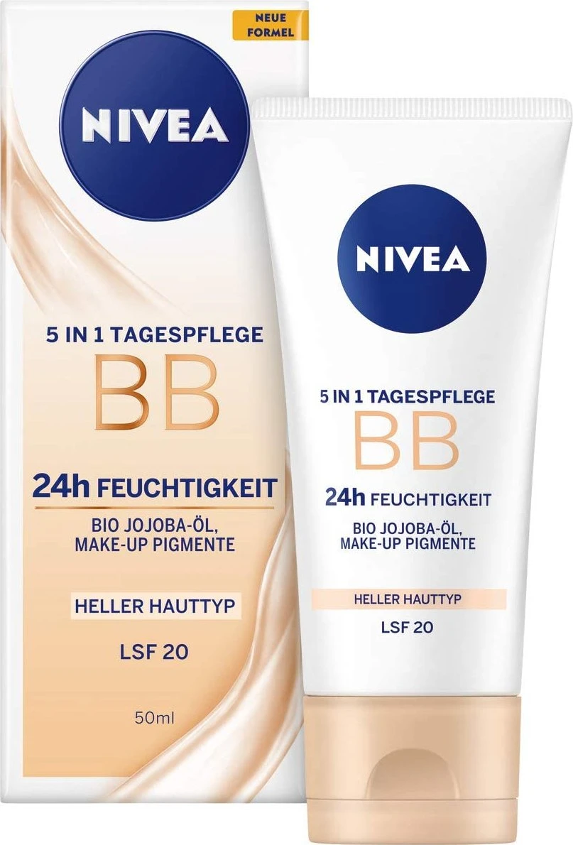 Nivea 5in1 BB getönte Tagescreme für helle Hauttypen LSF20, 50ml für 6€ (-21%)