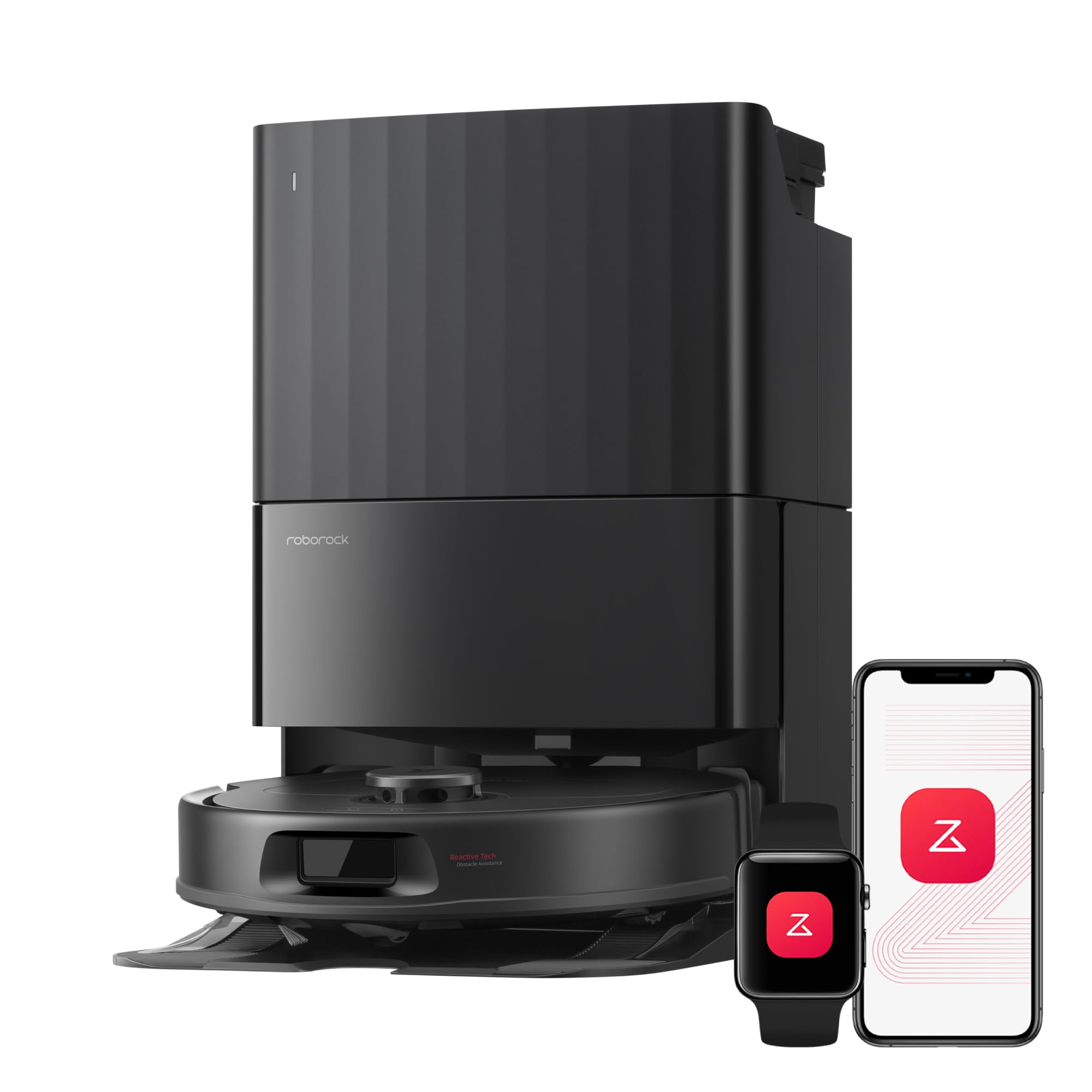 roborock Qrevo S Pro Saugroboter Wischfunktion QV 35A 18.500 Pa 75°C Heißwasser-Moppreinigung Anti-Tangle System Hindernisvermeidung Schwarz für 390€ (-2%)