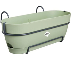 elho Vibia Campana Balkonkasten Allin1 (50cm, Wasserreservoir, Grün) für 24€ (-25%)