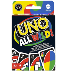 Mattel Games UNO All Wild Kartenspiel (jede Karte ein Joker) für 5€ (-36%)