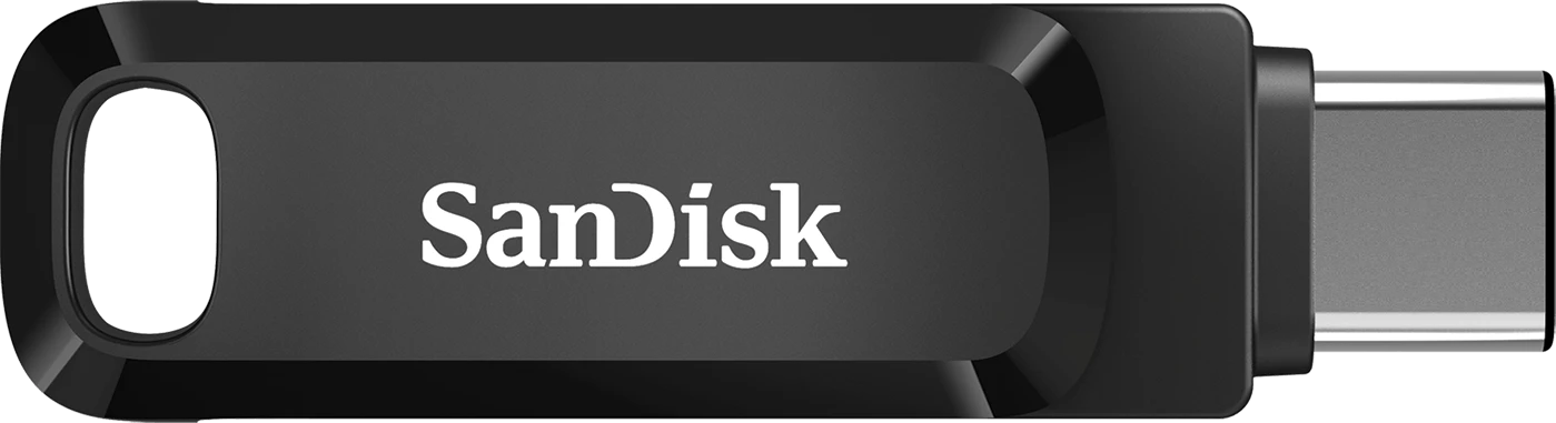 SanDisk Ultra Dual Drive Go USB Type-C schwarz 128GB, USB-A 3.0/USB-C 3.0 für 15€ (-12%)