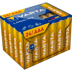 24er-Pack VARTA Longlife AAA Batterien (Alkaline, 1,5V) für 6€ (-47%)