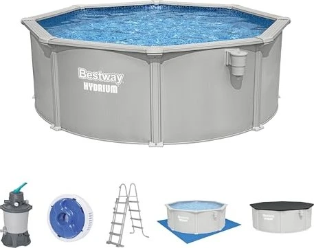 Bestway Hydrium Stahlwandpool Set 360x120cm für 664€ (-40%)
